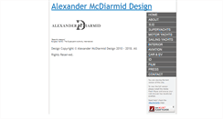 Desktop Screenshot of mcdiarmid-design.com
