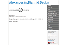 Tablet Screenshot of mcdiarmid-design.com
